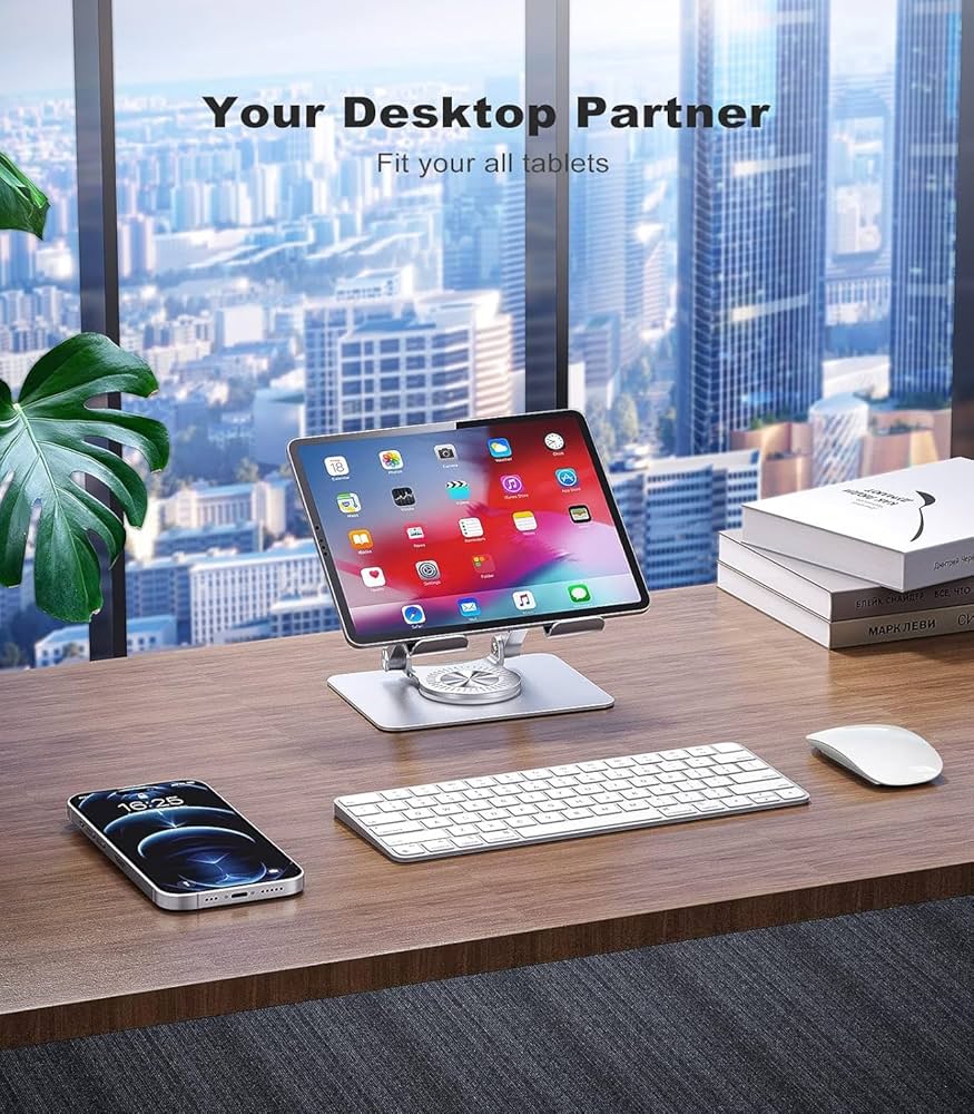 Rotating Base Tablet Stand