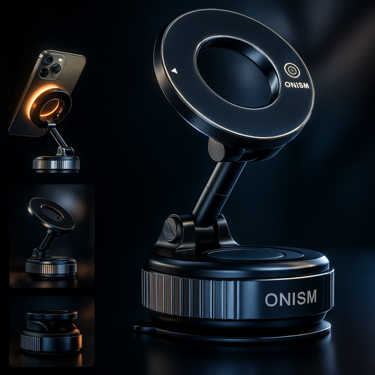 INICIO Magnetic Car Phone Holder | 360° Rotation Suction Mount