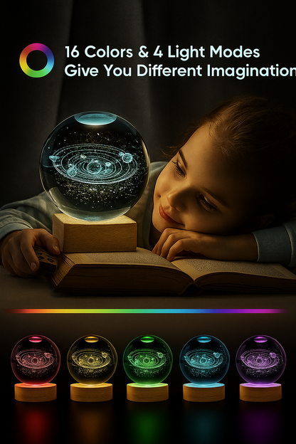 3D Crystal Lamp Ball(Assorted Design)