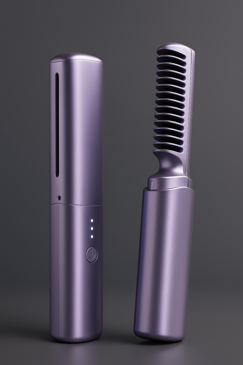 Menefix Cordless Mini Hair Straightener/Hot Comb – Rechargeable, Travel Size