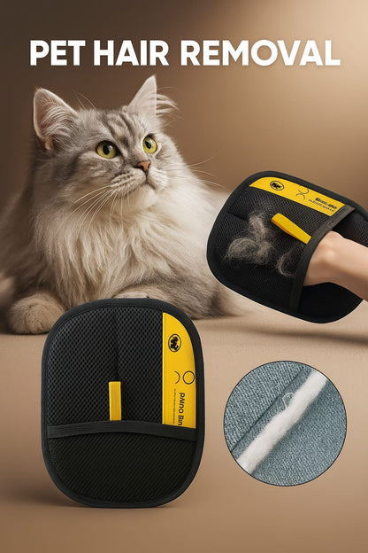 Pet Fur Removal Gloves – Grooming & Deshedding Tool for Dogs & Cats