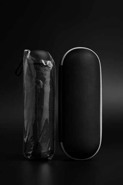 Mini Umbrella with Case for Men & Women (Manual Open)