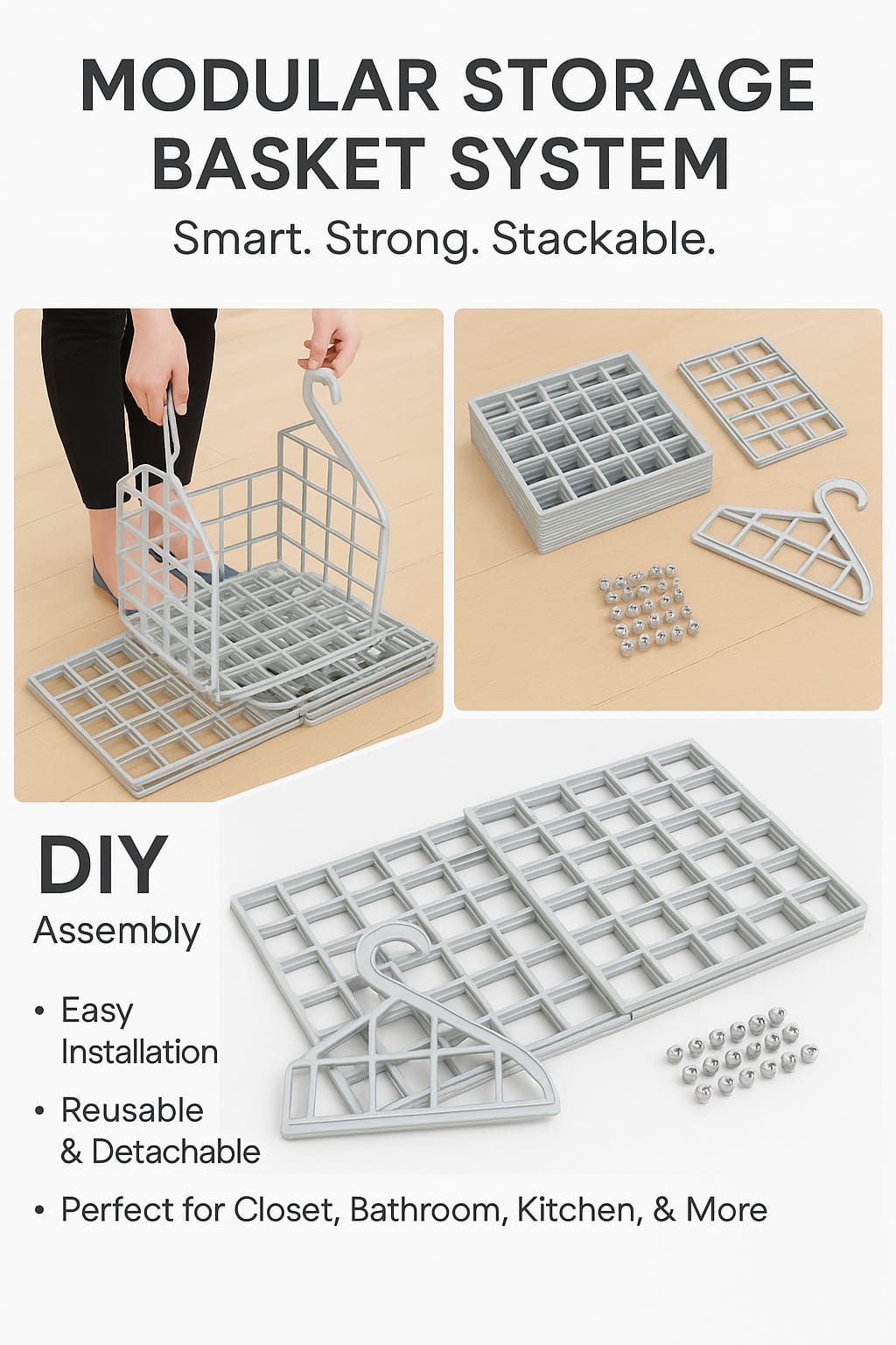 5-Layer Hanging Clothes Organizer-Foldable Rack for Wardrobe & Dorm Storage